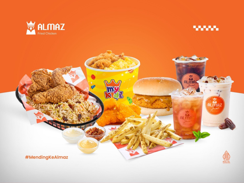 Franchise Almaz Fried Chicken, Kemitraan Ayam Goreng, Waralaba Kuliner Murah, Modal Usaha Makanan, Franchisee Indonesia