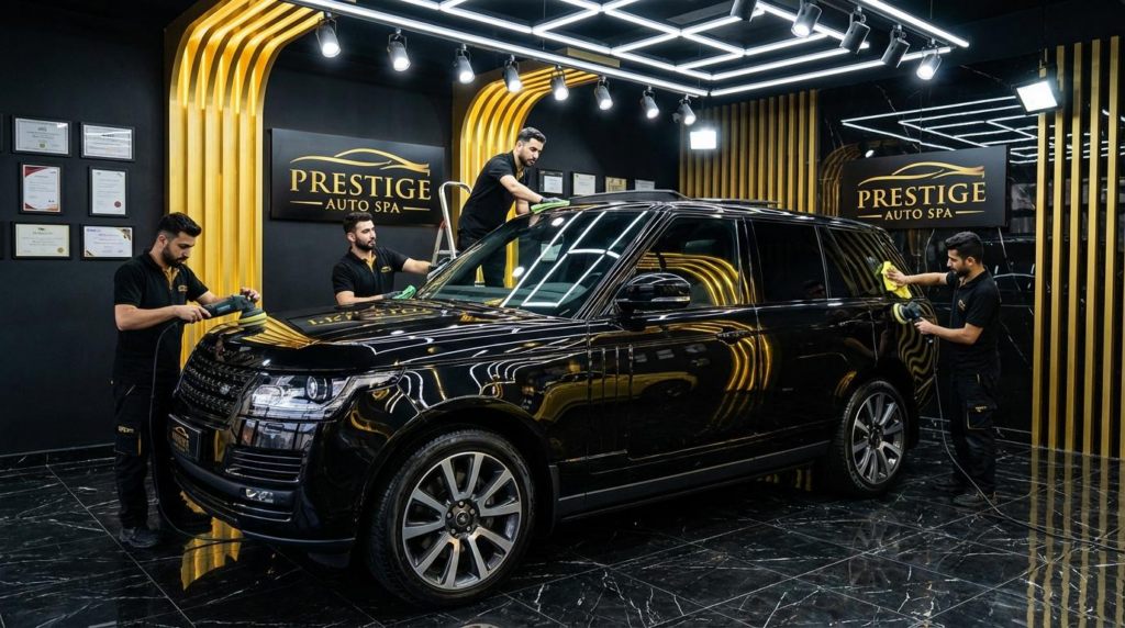 Franchise Prestige Auto Spa, Detailing Mobil Mewah, Bisnis Otomotif 2026, Investasi Waralaba Jasa, Franchisee